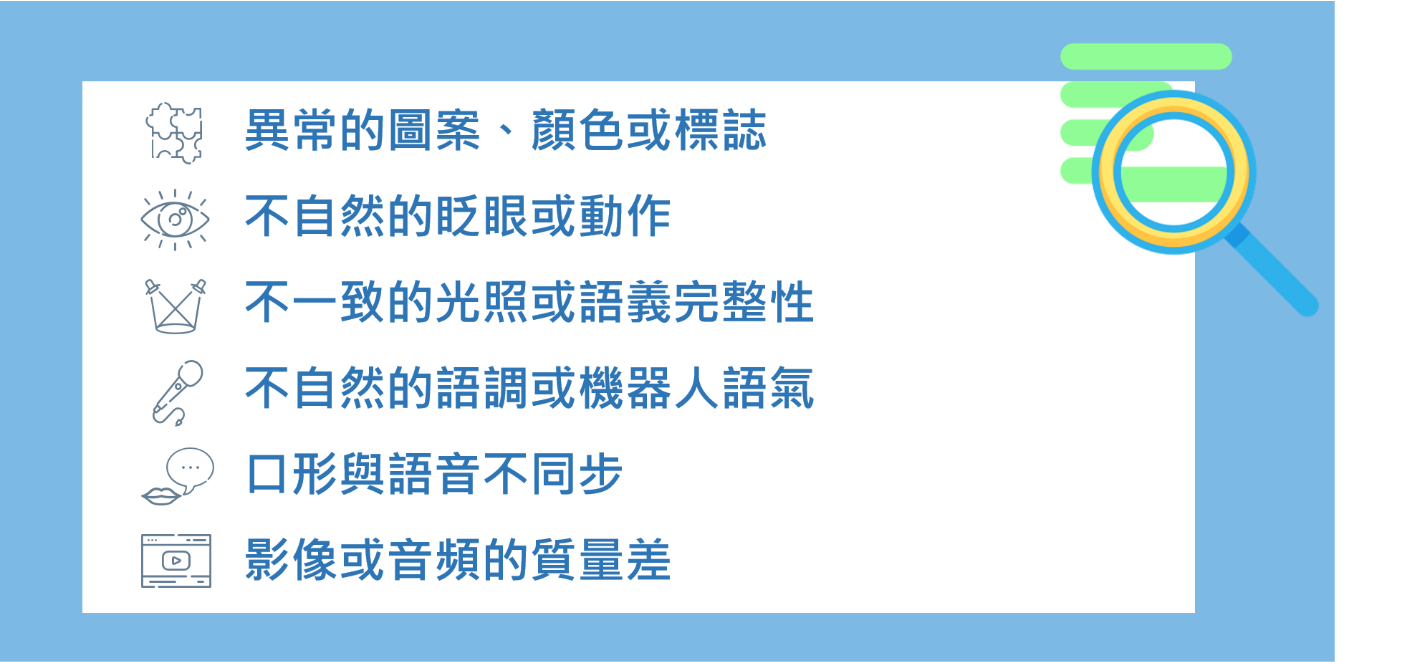 肉眼識別深度偽造的技巧