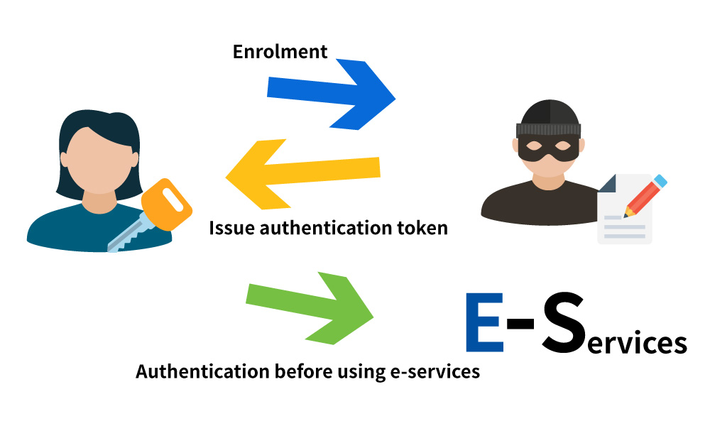 e-authentication flow